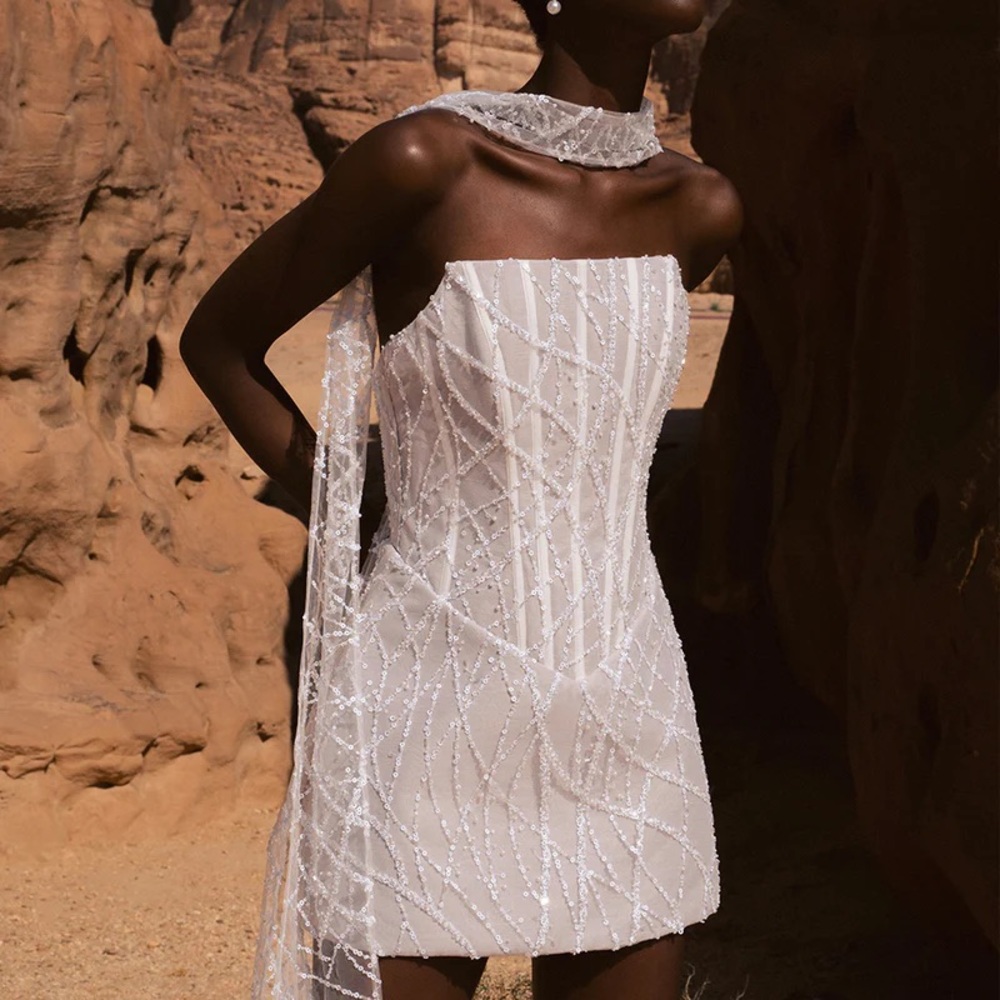 Ayla Beaded Scarf
